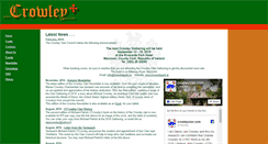 Desktop Screenshot of crowleyclan.com